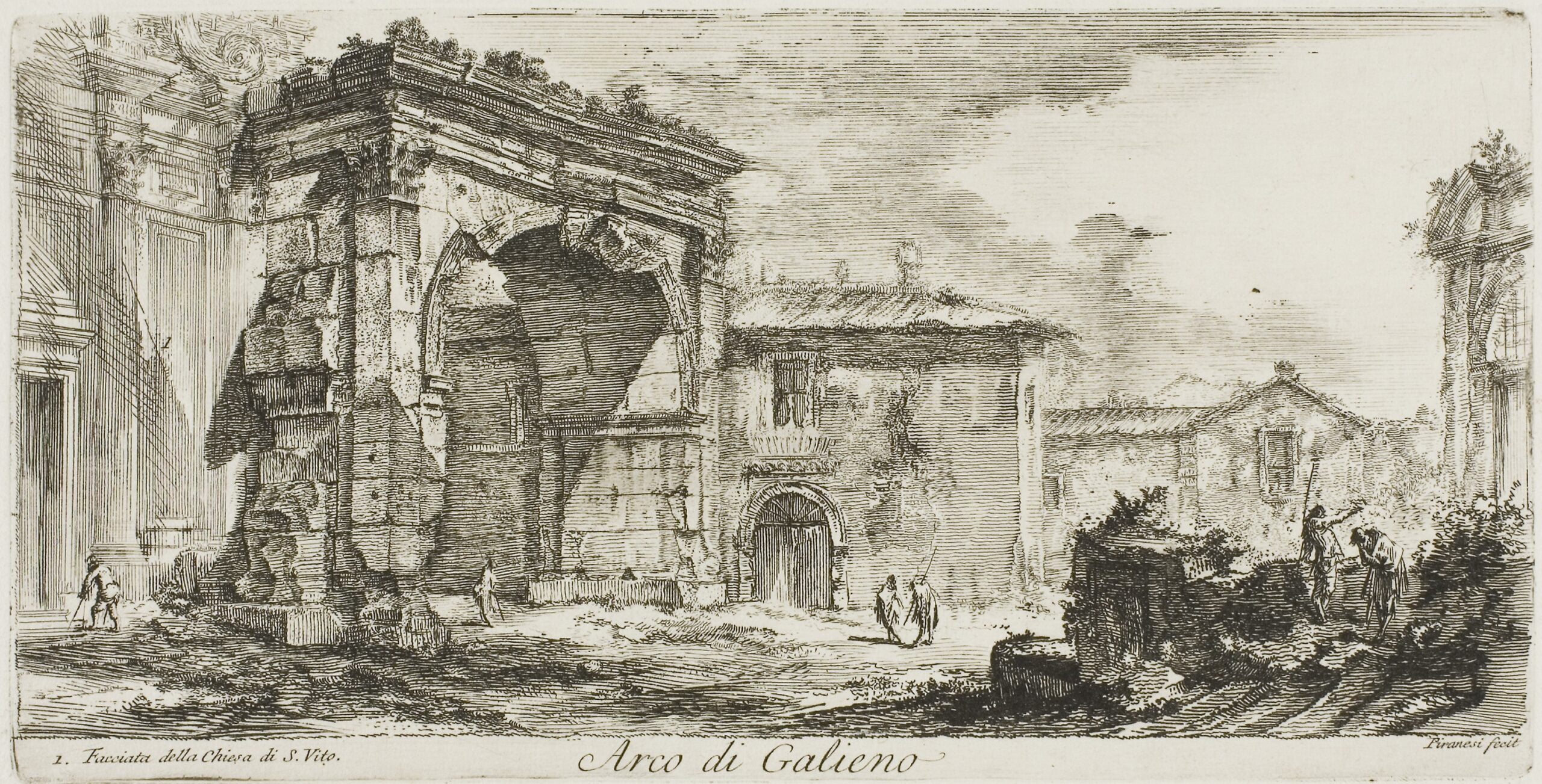 Piranesi, Arch of Galienus